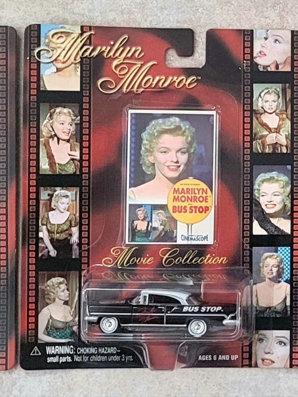Lot of 3 Johnny Lightning Marilyn Monroe Movie Collection Die-Cast Cars - NOS